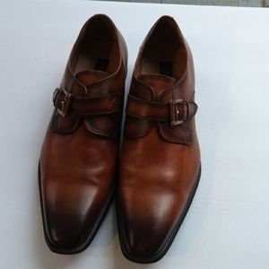 La Milano Men's Slip On Loafers Dress Shoes Will-1-Cognac Size 15